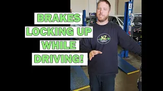 Brakes locking up while driving.