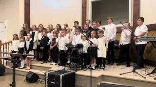 «Буду славить»/“I Will Glorify God” Kids choir, Gospel Ministry Church of Anderson