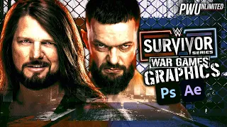 How To Create WWE Survivor Series Graphics In Photoshop & After Effects | PWUnlimited Tutorials