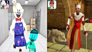 Team Up | Evil Nun With Crocodile In Evil Nun Update 1.8 Vs Rod With Mini Rod In Ice Scream 6