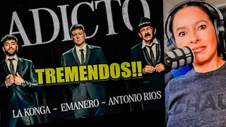 EMANERO, LA KONGA & ANTONIO RIOS - ADICTO // REACCIÓN