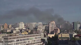 Russian missiles strike Kyiv for the first time in weeks