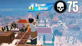 75 Elimination Solo vs Squads Wins (Fortnite Chapter 5 Season 2 Ps4 Controller Gameplay)