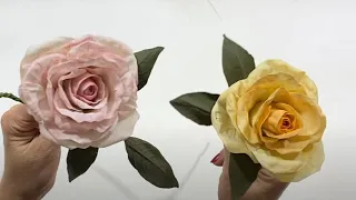 PLASTIC PORCELAIN DOUGH RECIPE AND MAKING EASY/FLEXIBLE/REAL LOOKING ROSE