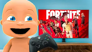 Baby Plays NEW Fortnite SEASON 4!