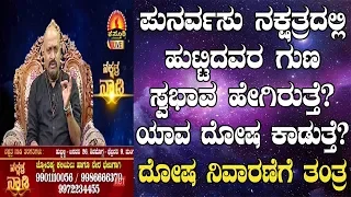 Punarvasu Nakshatra Characteristics, Dosha and Remedies | Nakshatra Nadi by Dr. Dinesh | 16-01-2019