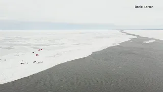 Fishermen Rescued After Ice Shelf Separates From Shore In Green Bay