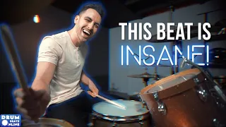 Learn This INSANE Drum Beat (In 3 MINUTES!) - Drum Lesson