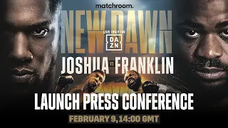 Anthony Joshua vs. Jermaine Franklin launch press conference
