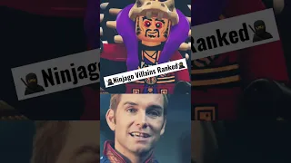 Ninjago Villains RANKED - Meme/Edit #shorts