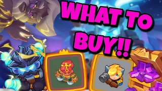 WHAT TO BUY IN RUSH ROYALE ?! | Premium Pass, Hero Tavern, Events etc...