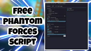 [FREE] Phantom Forces Script | Silent Aim | Esp | No Recoil | AND MORE | PASTEBIN