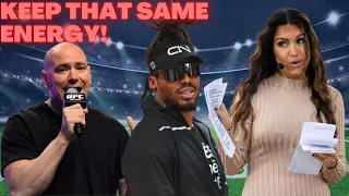 ESPN First Take's Molly Qerim Didn't Have the Same Energy For Dana White As She Did for Cam Newton