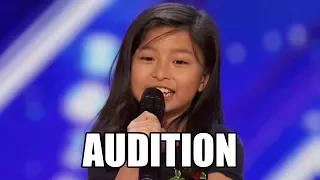 Celine Tam 9 Year Old Sings"My Heart Will Go On"America's Got Talent 2017 Audition｜GTF