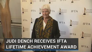 Judi Dench receives Irish Film and Television Academy Lifetime Achievement Award