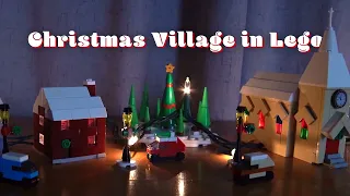 Building my own LEGO Christmas Village!🎄⛪❄️