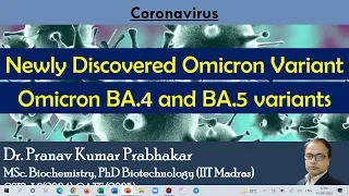 Coronavirus:: Omicron BA.4 and BA.5 variants