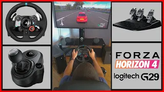 Alfa Romeo Giulia GTA - Forza Horizon 4 l Logitech G29 + shifter played on TV