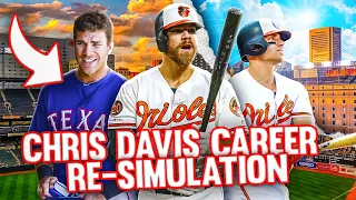 CHRIS DAVIS'S MLB CAREER RE-SIMULATION in MLB The Show 21