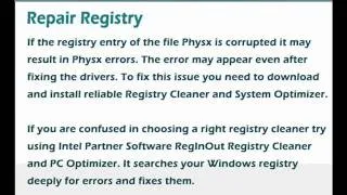 Fix Physx Errors