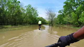 Barker Reservoir's (Bush Park) Flooded Trail Spring 2024