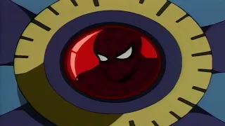 Spiderman is attached by Smythe's Drones | Spiderman The Animated Series - Season 1 Episode 2