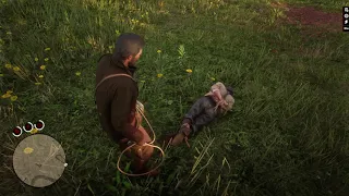 Abigail was being sarcastic, so I hung her in front of Jack - Red Dead Redemption 2 Secret Ending