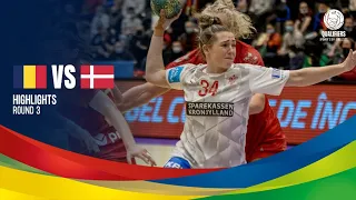 Roumania vs Denmark | Round 3 | Women's EHF EURO 2022 Qualifiers