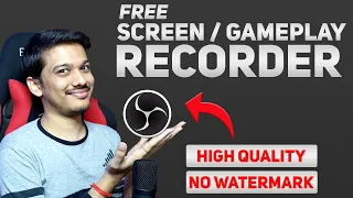 OBS Studio for Screen Recording + Gameplay Recording Tutorial in Hindi