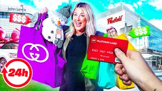 Giving My GIRLFRIEND My CREDIT CARD For 24 Hours!! *Bad Idea*
