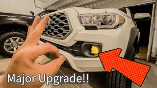 Installing Diode Dynamics SS3 Pro Amber Fog lights On My 3rd Gen Tacoma