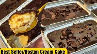 The Best Boston Cream Cake | melts in your mouth| ❗️Pangbenta ngayon holiday season❗️| Bake N Roll