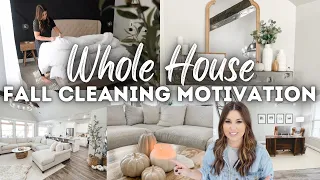 2022 FALL CLEAN WITH ME | WHOLE HOUSE FALL CLEANING MOTIVATION | FALL CLOTHING HAUL 2022