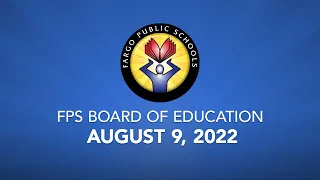 School Board Meeting August 9, 2022
