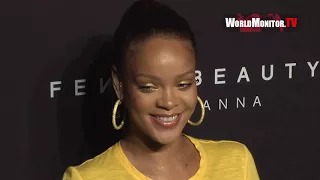 Rihanna arrives at Fenty Beauty by Rihanna launch Party