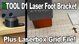 XTOOL D1 Laser Foot Bracket and Laserbox Grid