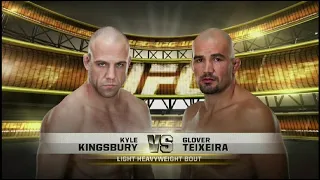 GLOVER TEXEIRA VS KYLE KINGSBURY  FIGHT COMPLETE CLASSIC UFC MMA LUTA