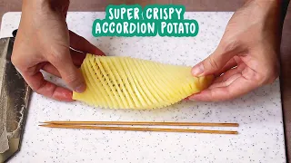 EASY CRISPY ACCORDION POTATO | NYOBAIN RESEP VIRAL TIKTOK