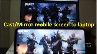 How to CAST mobile phone screen to windows 10 laptop