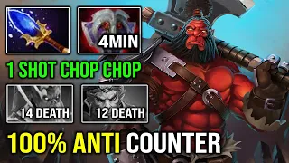 How to 100% Delete Counter Pick From Offlane with 4Min Vanguard Infinite AOE Spinning Axe Dota 2