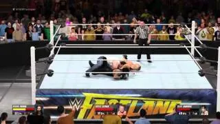 Fastlane Roman Reigns vs Brock lesnar vs Dean Ambrose Triple threat Match