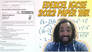 2022 Edexcel IGCSE Maths 1HR Walkthrough