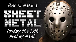 How to Make a "Sheet Metal" Jason Mask - Friday the 13th DIY Tutorial