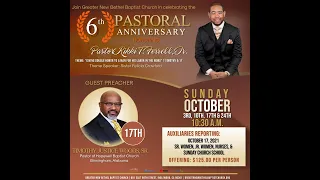 Sunday Morning Worship Service - Celebrating Pastor Ferrell's 6th Pastoral Anniversary