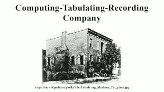Computing-Tabulating-Recording Company