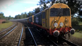 Let's run some empties in Tees Valley using a Class 20 Chopper (Train Sim World 4) no commentary