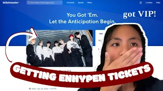 buying ENHYPEN’s FATE PLUS TOUR TICKETS on TICKETMASTER | engene membership presale + my experience