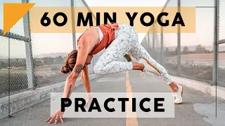 60 Minute Intermediate Vinyasa Flow | Breathe and Flow Yoga