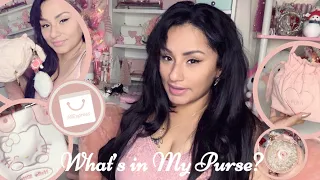 What’s in my purse? #aliexpress #pink