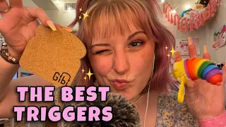 40 Minutes of the BEST Fast and Aggressive ASMR Triggers! ADHD Tingles, Bugs, Focus, R+G Light ✨💗☁️